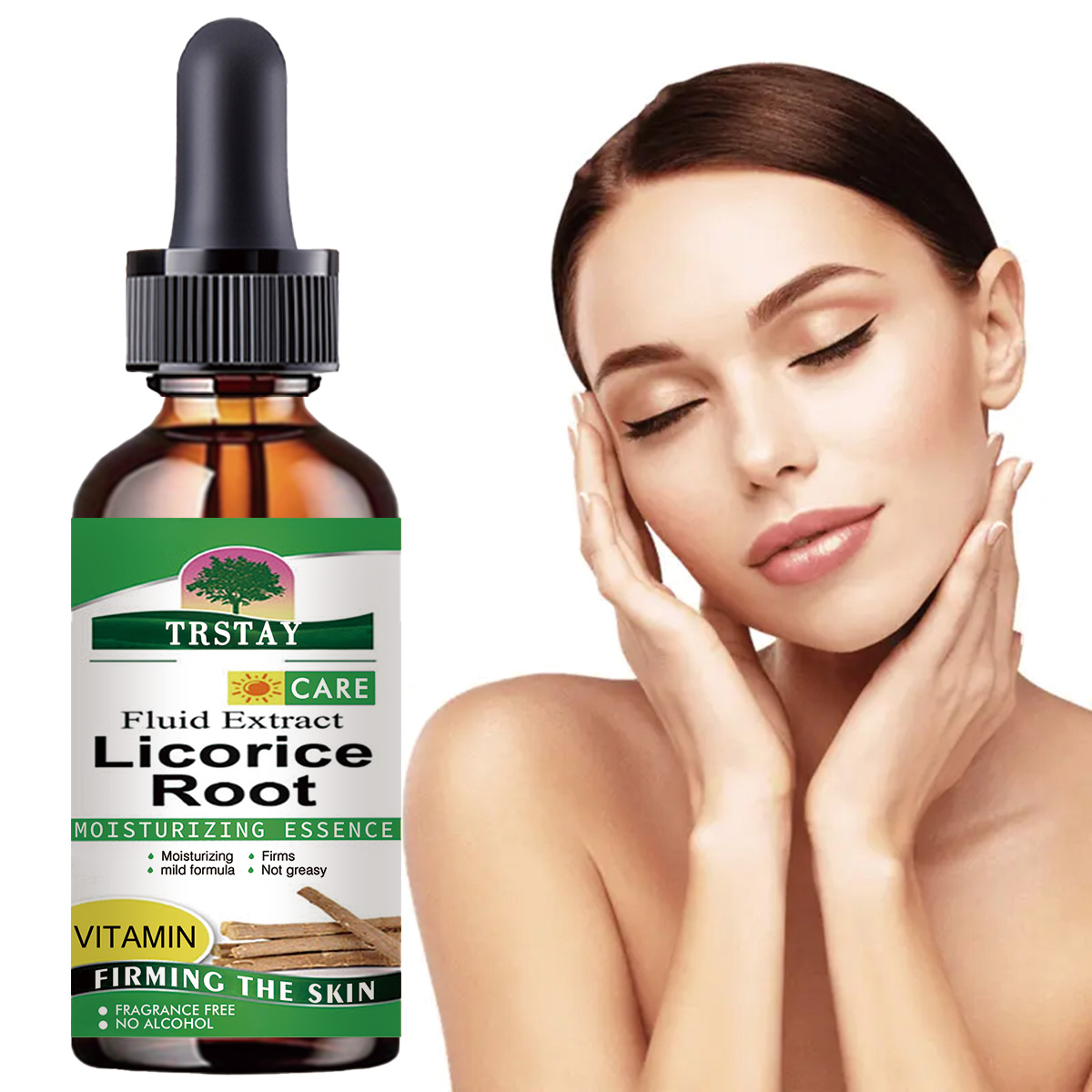 Licorice Root Extract - 5ML/15ML/30ML/50ML/DR.DAVEY Essência de alcaçuz Hidratante Poro