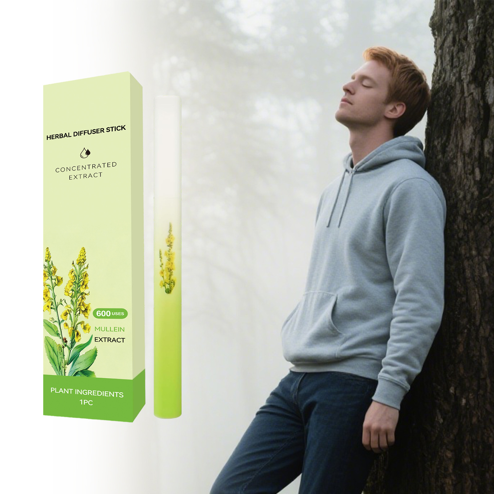Licorice Root Extract - Mullein difusor de ervas caneta respiração
