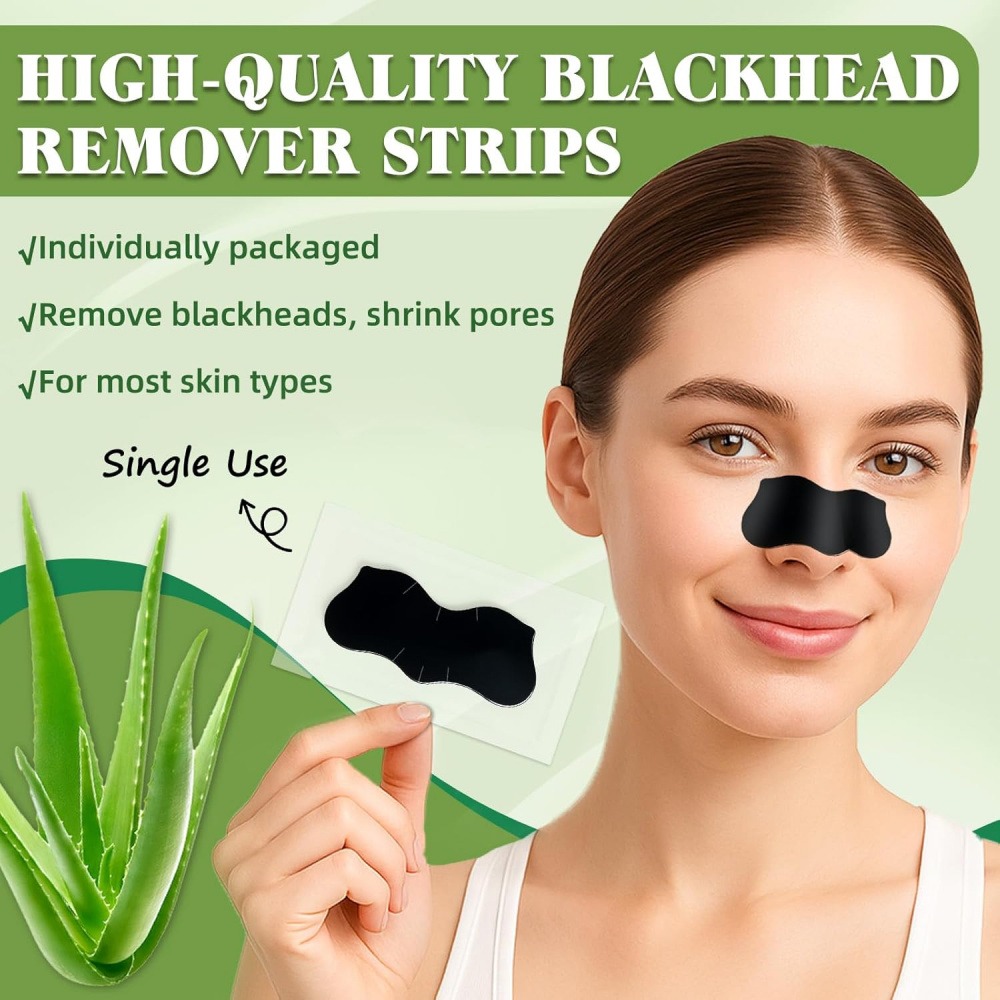 Charcoal Pore Strip - Pacote com 15 tiras removedoras de