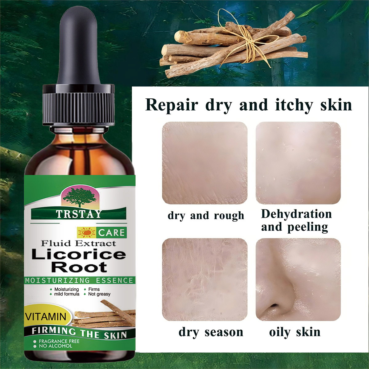 5ML/15ML/30ML/50ML/DR.DAVEY Es - Licorice Root Extract avaliação e preço