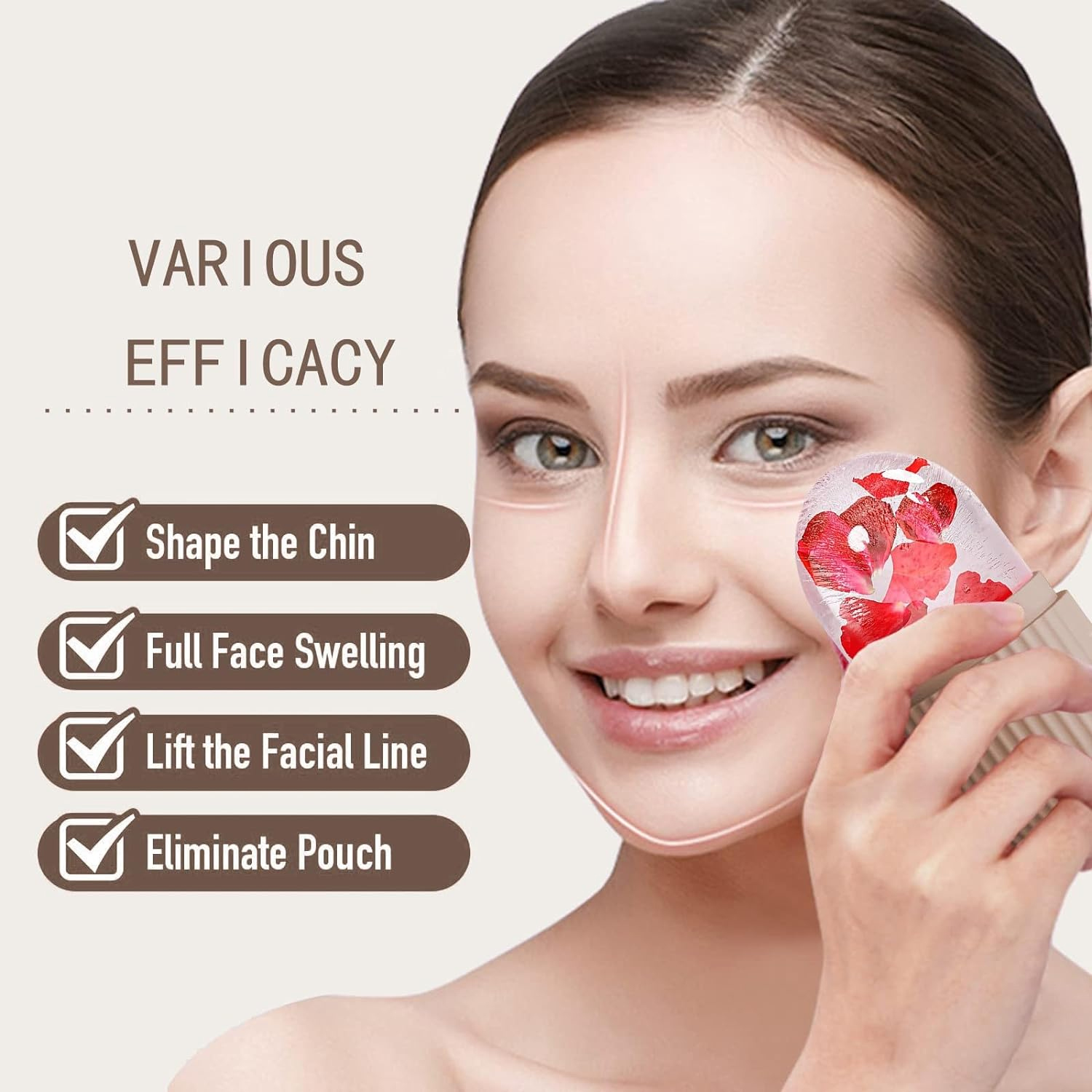 Conjunto de rolo de gelo facia - Skincare Ingredients Checker avaliação e preço