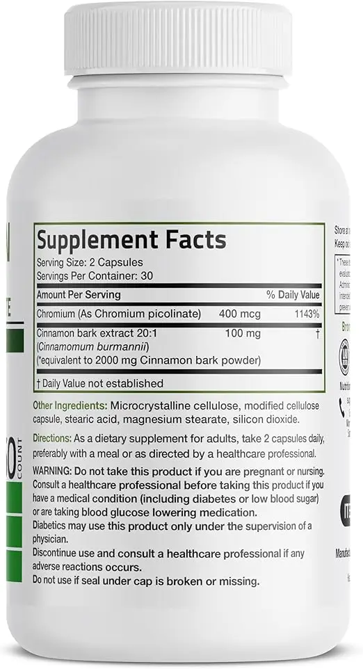 Suplemento Picolinato de Cromo - Licorice Root Extract avaliação e preço